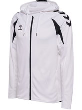 Hummel hmlCORE 2.0 Full-Zip Hoodie (100% recycled Polyester) white/black Men's