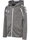 hummel Kapuzenpullover hmlCORE 2.0 Full-Zip Hoodie (100% rec. Polyester) grau/weiss Kinder