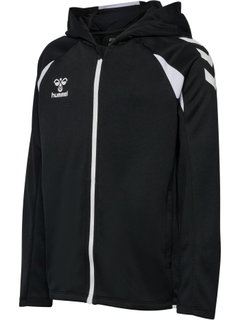 Hummel hmlCORE 2.0 Full-Zip Hoodie (100% recycled Polyester) black/white children