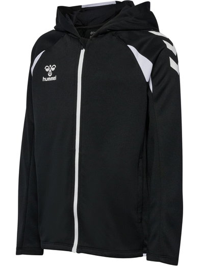 Hummel hmlCORE 2.0 Full-Zip Hoodie (100% recycled Polyester) black/white children