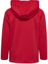 hummel Kapuzenpullover hmlCORE 2.0 Full-Zip Hoodie (100% rec. Polyester) rot/weiss Kinder