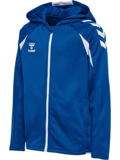 Hummel hmlCORE 2.0 Full-Zip Hoodie (100% recycled Polyester) blue/white Kids