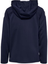 Hummel hmlCORE 2.0 Full-Zip Hoodie (100% recycled Polyester) navy blue/white children