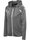 hummel Kapuzenpullover hmlCORE 2.0 Full-Zip Hoodie (100% rec. Polyester) grau/weiss Damen
