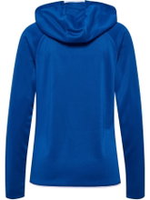 Hummel hmlCORE 2.0 Full-Zip Hoodie (100% recycled Polyester) blue/white Ladies