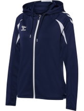 Hummel hmlCORE 2.0 Full-Zip Hoodie (100% recycled Polyester) navy blue/white Ladies