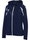 hummel Kapuzenpullover hmlCORE 2.0 Full-Zip Hoodie (100% rec. Polyester) marineblau/weiss Damen