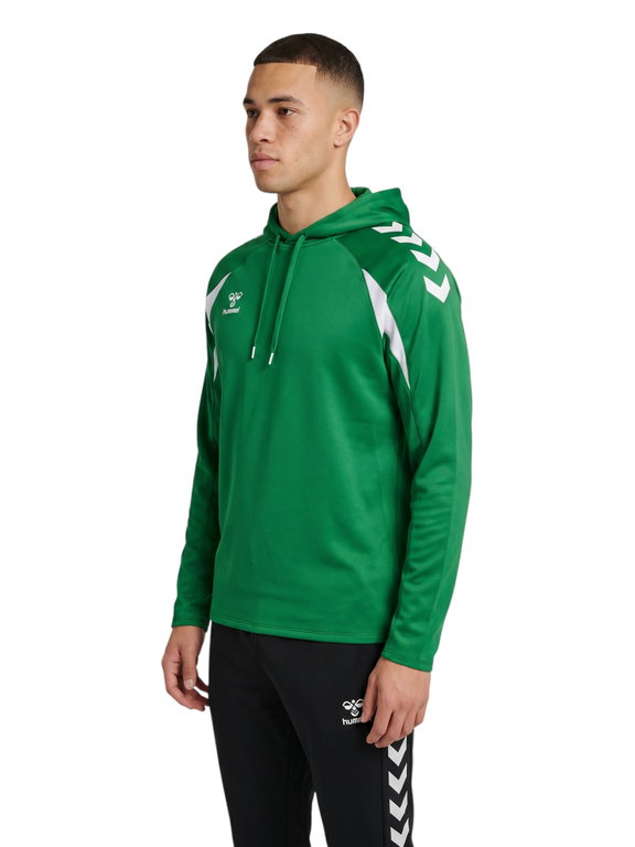 hummel Kapuzenpullover hmlCORE 2.0 Hoodie (100% rec. Polyester) grün Herren