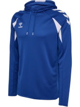 Hummel hmlCORE 2.0 Hoodie (100% recycled polyester) blue/white men's