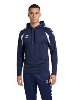 Hummel hmlCORE 2.0 Hoodie (100% recycled polyester) navy blue/white men's