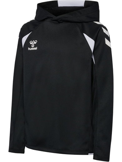 hummel Kapuzenpullover hmlCORE 2.0 Hoodie (100% rec. Polyester) schwarz/weiss Kinder