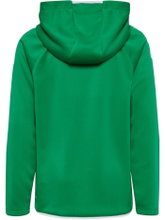 Hummel hooded sweatshirt hmlCORE 2.0 Hoodie (100% recycled polyester) green/white children