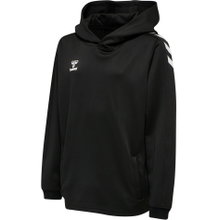 hummel Sport-Kapuzenpullover hmlCORE XK Poly Sweat Hoodie (Polyester-Sweatstoff) mit Kapuze schwarz Kinder