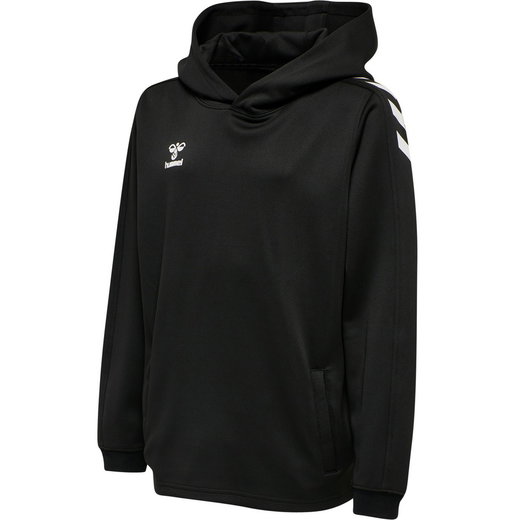 hummel Sport-Kapuzenpullover hmlCORE XK Poly Sweat Hoodie (Polyester-Sweatstoff) mit Kapuze schwarz Kinder