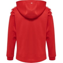 hummel Sport Hoodie hmlCORE XK Poly Sweat Hoodie (Polyester Sweat Fabric) with Hood in Red for Kids