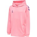 hummel Sport-Kapuzenpullover hmlCORE XK Poly Sweat Hoodie (Polyester-Sweatstoff) mit Kapuze pink Kinder