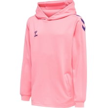 hummel Sport-Kapuzenpullover hmlCORE XK Poly Sweat Hoodie (Polyester-Sweatstoff) mit Kapuze pink Kinder