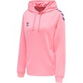 hummel Sportowa bluza z kapturem hmlCORE XK Poly Sweat Hoodie (materiał poliestrowy) z kapturem różowa damska