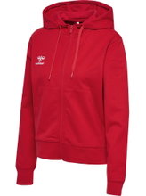 hummel Kapuzenpullover hmlGO 2.0 Full-Zip Hoodie (weicher Sweatstoff) rot Damen