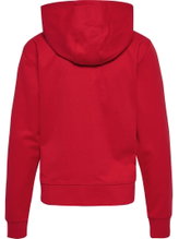 hummel Kapuzenpullover hmlGO 2.0 Full-Zip Hoodie (weicher Sweatstoff) rot Damen