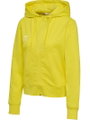 hummel Kapuzenpullover hmlGO 2.0 Full-Zip Hoodie (weicher Sweatstoff) gelb Damen