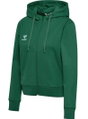 hummel Kapuzenpullover hmlGO 2.0 Full-Zip Hoodie (weicher Sweatstoff) dunkelgrün Damen