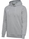 hummel Kapuzenpullover hmlGO 2.0 Hoodie (Bio-Baumwolle) grau Herren