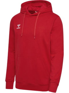 hummel Kapuzenpullover hmlGO 2.0 Hoodie (Bio-Baumwolle) rot Herren
