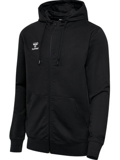 hummel Kapuzenpullover hmlGO 2.0 Full-Zip Hoodie (weicher Sweatstoff) schwarz Herren