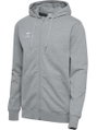 hummel Kapuzenpullover hmlGO 2.0 Full-Zip Hoodie (weicher Sweatstoff) grau Herren