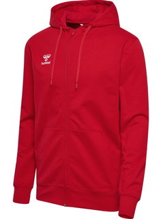 hummel Kapuzenpullover hmlGO 2.0 Full-Zip Hoodie (weicher Sweatstoff) rot Herren