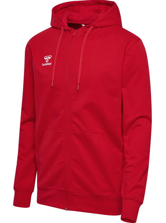 hummel Kapuzenpullover hmlGO 2.0 Full-Zip Hoodie (weicher Sweatstoff) rot Herren