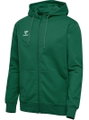 hummel Kapuzenpullover hmlGO 2.0 Full-Zip Hoodie (weicher Sweatstoff) dunkelgrün Herren