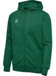 hummel Kapuzenpullover hmlGO 2.0 Full-Zip Hoodie (weicher Sweatstoff) dunkelgrün Herren