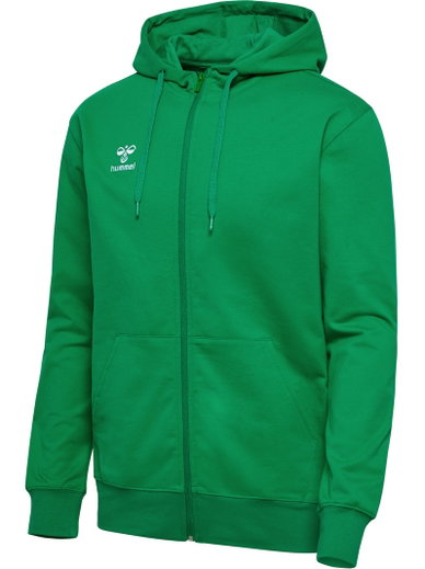 hummel Hoodie hmlGO 2.0 Full-Zip Hoodie (soft sweat fabric) green Men