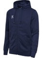 hummel Kapuzenpullover hmlGO 2.0 Full-Zip Hoodie (weicher Sweatstoff) marineblau Herren