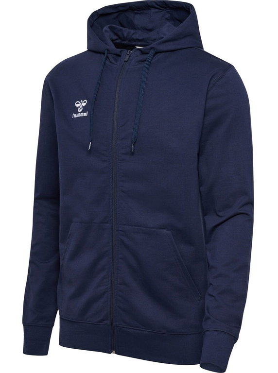 hummel Kapuzenpullover hmlGO 2.0 Full-Zip Hoodie (weicher Sweatstoff) marineblau Herren