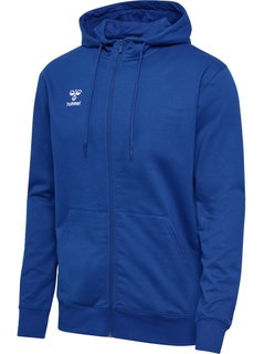 hummel Bluza z kapturem hmlGO 2.0 Full-Zip Hoodie (miękki materiał dresowy) granatowy Mężczyźni