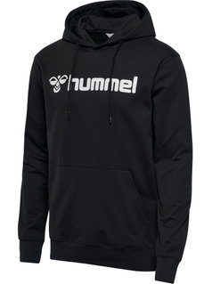 hummel Kapuzenpullover hmlGO 2.0 Logo Hoodie (weicher Sweatstoff) schwarz Herren
