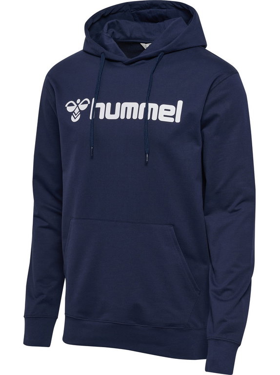 hummel Kapuzenpullover hmlGO 2.0 Logo Hoodie (weicher Sweatstoff) marineblau Herren
