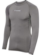 hummel Funktionsunterwäsche Langarmshirt hmlBL Performance Tee dunkelgrau Herren