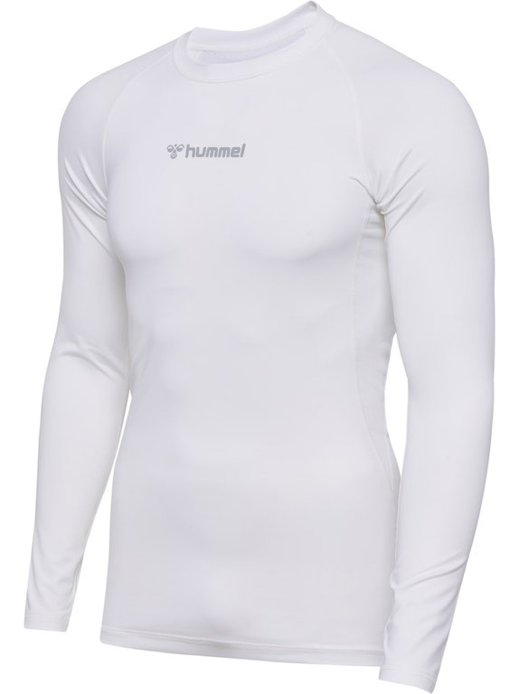 hummel Funktionsunterwäsche Langarmshirt hmlBL Performance Tee weiss Herren