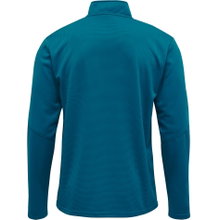 hummel Sport-Langarmshirt hmlAUTHENTIC Half-Zip Sweatshirt (gestricktem Polyester) tealblau Kinder