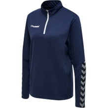 hummel Sport Long Sleeve Shirt hmlAUTHENTIC Half-Zip Sweatshirt (knitted polyester) navy blue Women
