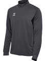 hummel Sport-Langarmshirt hmlAUTHENTIC Half-Zip Sweat (100 % Polyester) asphaltgrau Herren