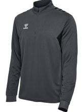 hummel Sport Long Sleeve Shirt hmlAUTHENTIC Half-Zip Sweat (100% Polyester) Asphalt Grey Men