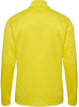 hummel Sport Long Sleeve Shirt hmlESSENTIAL Half-Zip (comfortable fit) yellow Men's