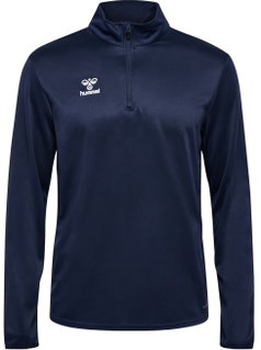 hummel Sport Long Sleeve Shirt hmlESSENTIAL Half-Zip (comfortable fit) navy blue men's