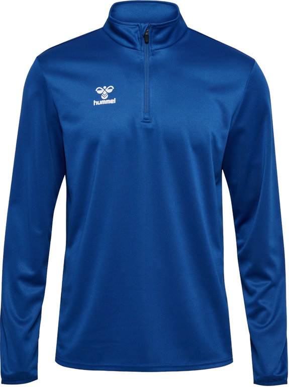 hummel Sport-Langarmshirt hmlESSENTIAL Half-Zip (angenehmes Tragegefühl) dunkelblau Herren