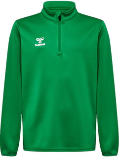 hummel Sport Long Sleeve Shirt hmlESSENTIAL Half-Zip (comfortable fit) green children